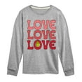 thumbnail image 1 of The Grinch - Grinch Love Stack  - Toddler & Youth Long Sleeve Graphic T-Shirt, 1 of 5
