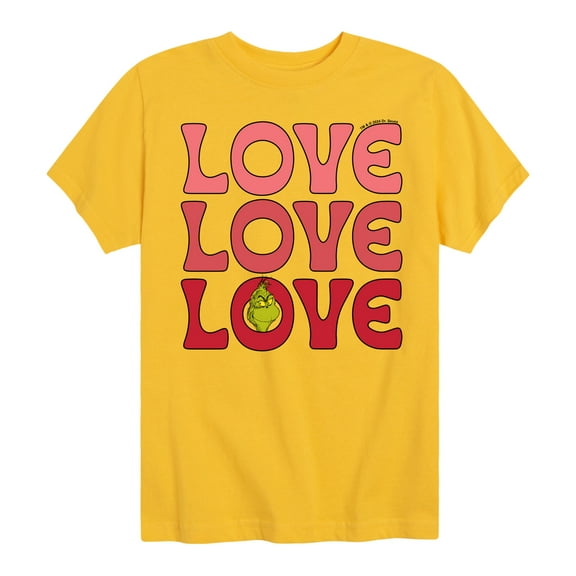 The Grinch - Grinch Love Stack - Toddler & Youth Short Sleeve Graphic T-Shirt