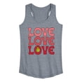 thumbnail image 1 of The Grinch - Grinch Love Stack - Women's Racerback Tank Top, 1 of 4
