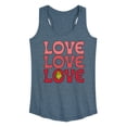 thumbnail image 1 of The Grinch - Grinch Love Stack - Women's Racerback Tank Top, 1 of 4