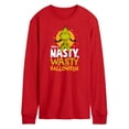 thumbnail image 1 of The Grinch  - Grinch Nasty Wasty Halloween - Men's Long Sleeve T-Shirt, 1 of 4