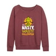 thumbnail image 1 of The Grinch - Grinch Nasty Wasty Halloween  - Women's Lightweight French Terry Long Sleeve Shirt, 1 of 5