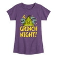 thumbnail image 1 of The Grinch - Grinch Night - Toddler & Youth Girls Short Sleeve Graphic T-Shirt, 1 of 5
