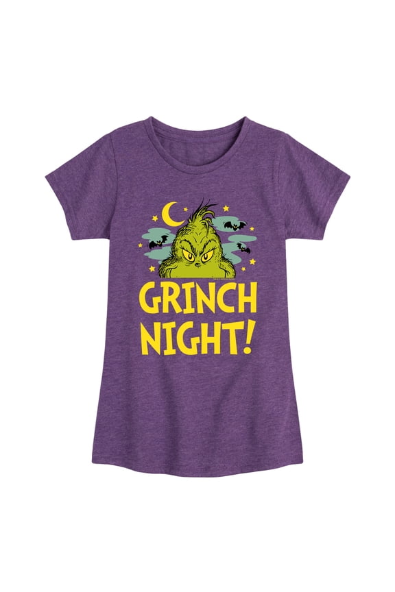 The Grinch - Grinch Night - Toddler & Youth Girls Short Sleeve Graphic T-Shirt