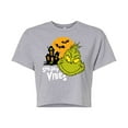 thumbnail image 1 of The Grinch - Grinch Spooky Vibes - Juniors Cropped Cotton Blend T-Shirt, 1 of 5