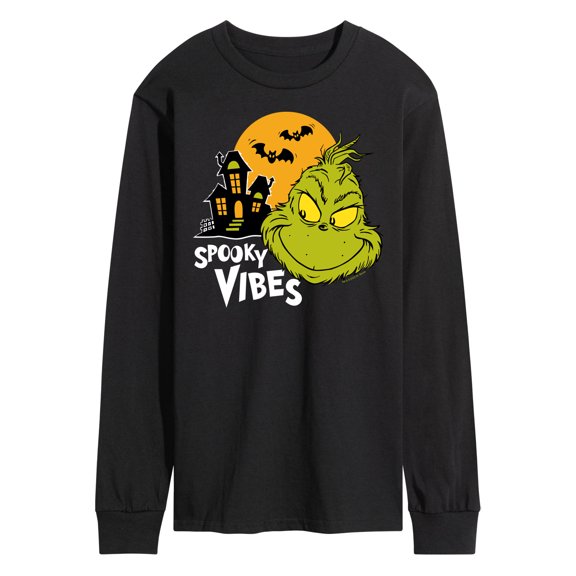 The Grinch - Grinch Spooky Vibes - Men's Long Sleeve T-Shirt
