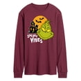 thumbnail image 1 of The Grinch  - Grinch Spooky Vibes  - Men's Long Sleeve T-Shirt, 1 of 1