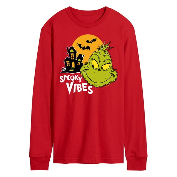 The Grinch - Grinch Spooky Vibes - Men's Long Sleeve T-Shirt