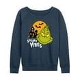 thumbnail image 1 of The Grinch - Grinch Spooky Vibes - Women's Lightweight French Terry Long Sleeve Shirt, 1 of 5