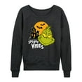thumbnail image 1 of The Grinch - Grinch Spooky Vibes - Women's Lightweight French Terry Long Sleeve Shirt, 1 of 5