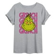 thumbnail image 1 of The Grinch - Grinch Stacked - Juniors Ideal Flowy Muscle T-Shirt, 1 of 5
