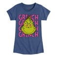 thumbnail image 1 of The Grinch - Grinch Stacked - Toddler & Youth Girls Short Sleeve Graphic T-Shirt, 1 of 5