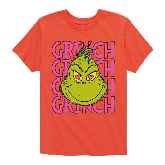 The Grinch - Grinch Stacked - Toddler & Youth Short Sleeve Graphic T-Shirt