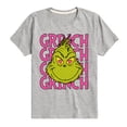 thumbnail image 1 of The Grinch - Grinch Stacked - Toddler & Youth Short Sleeve Graphic T-Shirt, 1 of 5