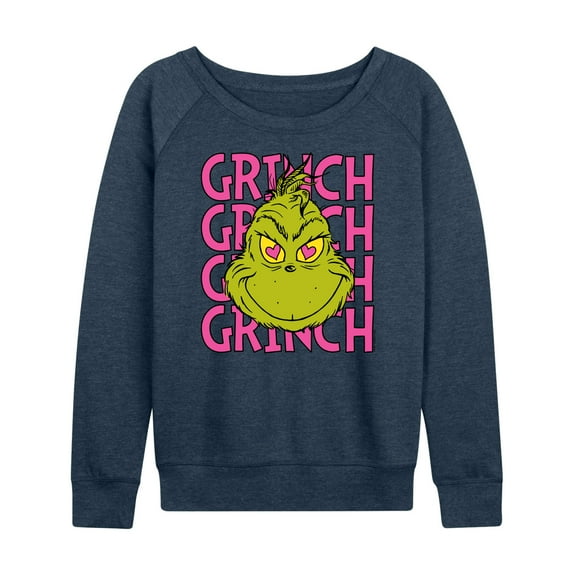 The Grinch - Grinch Stacked - Women's Lightweight French Terry Long Sleeve Shirt