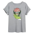 thumbnail image 1 of The Grinch - Grinch Whoville Globe - Juniors Ideal Flowy Muscle T-Shirt, 1 of 4