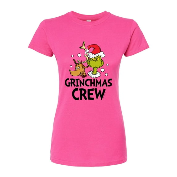 The Grinch - Grinchmas Crew - Juniors Fitted Graphic T-Shirt