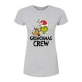 thumbnail image 1 of The Grinch - Grinchmas Crew - Juniors Fitted Graphic T-Shirt, 1 of 4