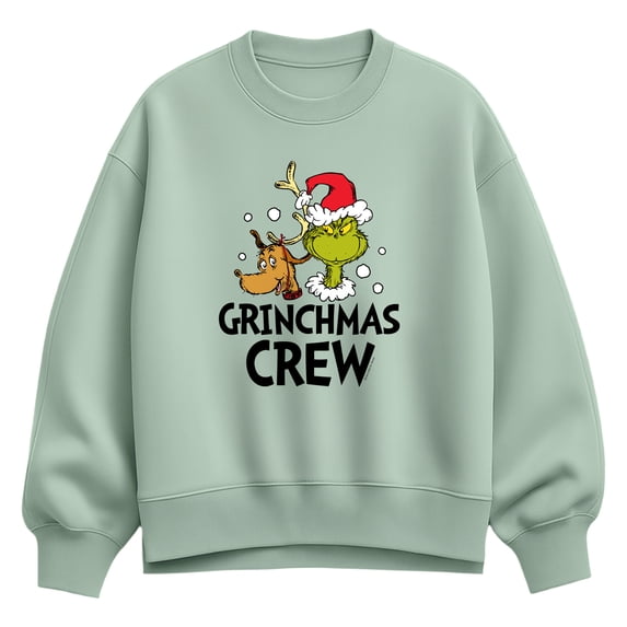 The Grinch - Grinchmas Crew Women's Oversized Fleece Crew Sweatshirt