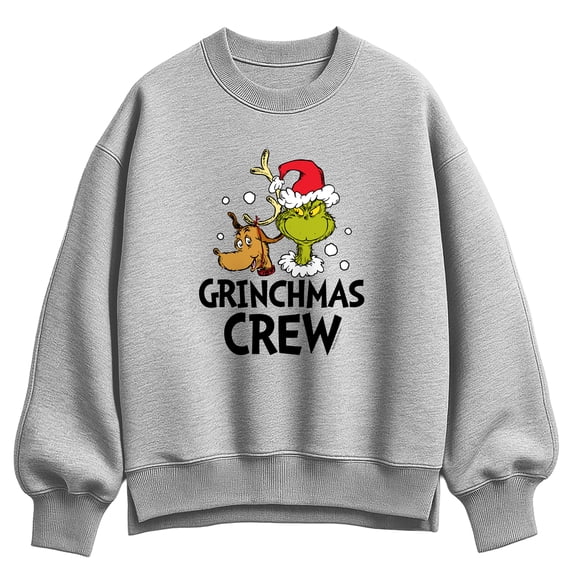 The Grinch - Grinchmas Crew Women's Oversized Fleece Crew Sweatshirt