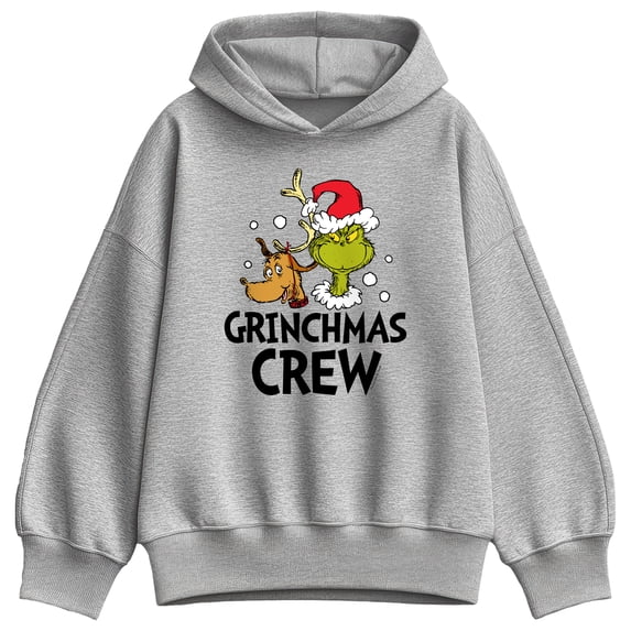 The Grinch - Grinchmas Crew Women's Oversized Fleece Hoodie Sweatshirt