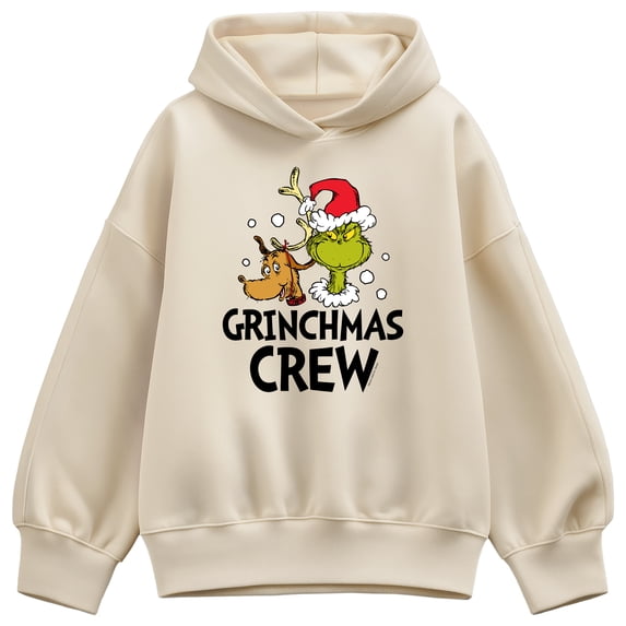 The Grinch - Grinchmas Crew Women's Oversized Fleece Hoodie Sweatshirt