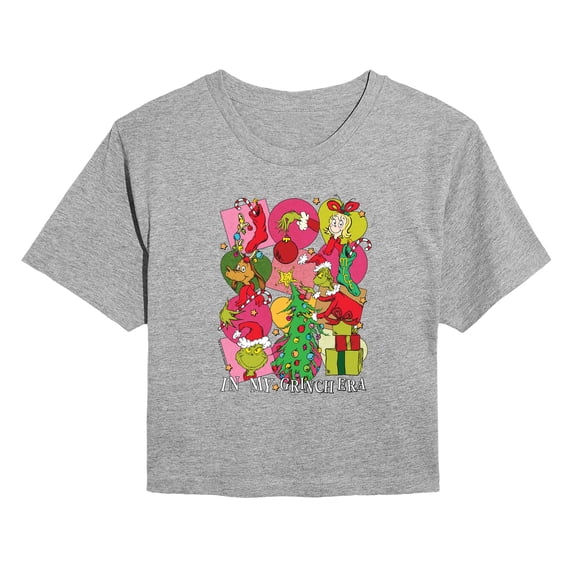 The Grinch - Grinchy Era - Juniors Cropped Graphic T-Shirt