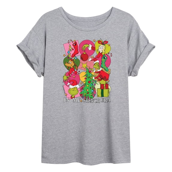 The Grinch - Grinchy Era - Juniors Oversized Graphic T-Shirt