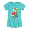 thumbnail image 1 of The Grinch - Grinchy Greetings Fitted Short Sleeve Graphic T-Shirt, 1 of 4