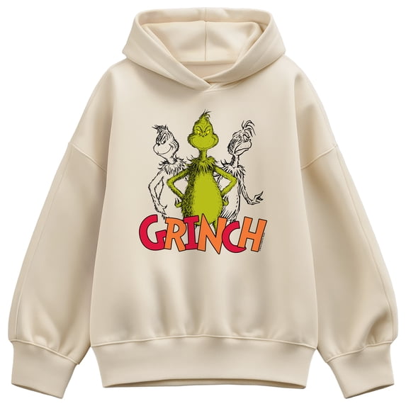The Grinch - Group Women's Oversized Fleece Hoodie Sweatshirt