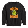 thumbnail image 1 of The Grinch - Hallo Mean - Toddler & Youth Crewneck Fleece Sweatshirt, 1 of 5