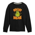 thumbnail image 1 of The Grinch - Hallo Mean - Toddler & Youth Long Sleeve Graphic T-Shirt, 1 of 5