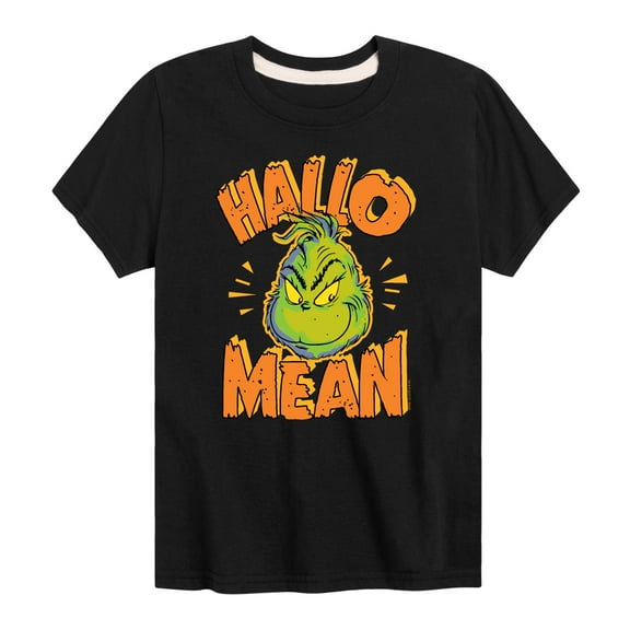 The Grinch - Hallo Mean - Toddler & Youth Short Sleeve Graphic T-Shirt