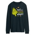 thumbnail image 1 of The Grinch  - Have A Frightful Grinch Night - Men's Long Sleeve T-Shirt, 1 of 5