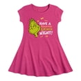 thumbnail image 1 of The Grinch - Have A Frightful Grinch Night  - Toddler & Youth Girls Fit & Flare Dress, 1 of 1