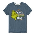 thumbnail image 1 of The Grinch - Have A Frightful Grinch Night  - Toddler & Youth Short Sleeve Graphic T-Shirt, 1 of 5