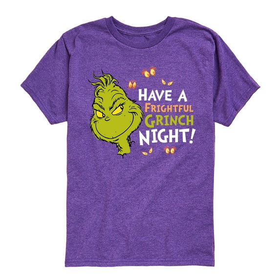 The Grinch - Have A Frightful Grinch Night - Toddler & Youth Short Sleeve Graphic T-Shirt