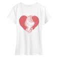 thumbnail image 1 of The Grinch - Heart - Women's Short Sleeve Graphic T-Shirt, 1 of 5