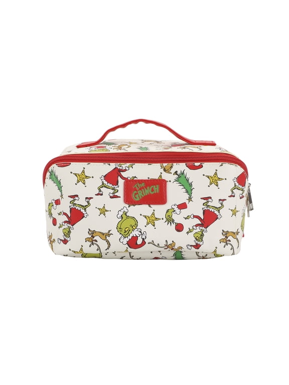 The Grinch Holiday All-Over Print Women's Novelty Cosmetic Bag