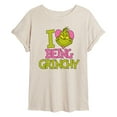 thumbnail image 1 of The Grinch - I Love Being Grinchy - Juniors Ideal Flowy Muscle T-Shirt, 1 of 5