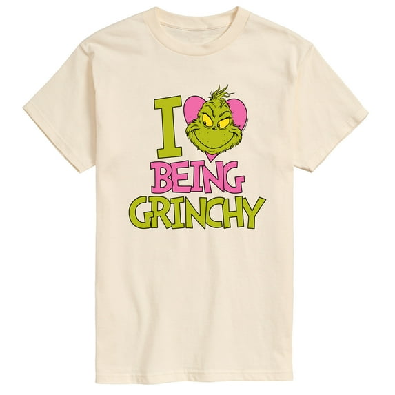 The Grinch - I Love Being Grinchy - Men's Short Sleeve Graphic T-Shirt