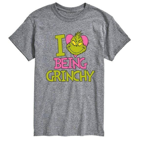 The Grinch - I Love Being Grinchy - Men's Short Sleeve Graphic T-Shirt