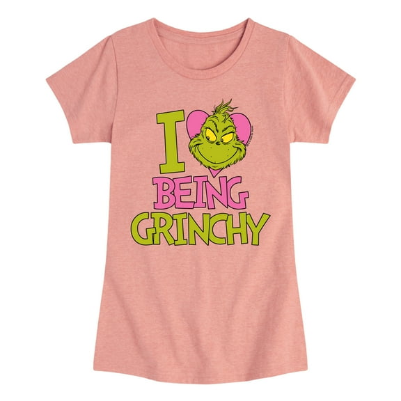 The Grinch - I Love Being Grinchy - Toddler & Youth Girls Short Sleeve Graphic T-Shirt