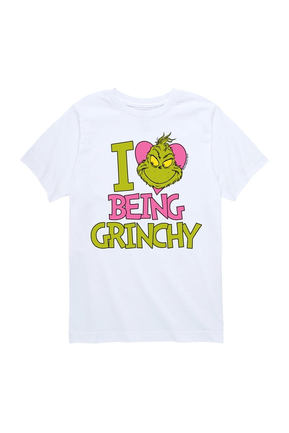 The Grinch - I Love Being Grinchy - Toddler & Youth Short Sleeve Graphic T-Shirt