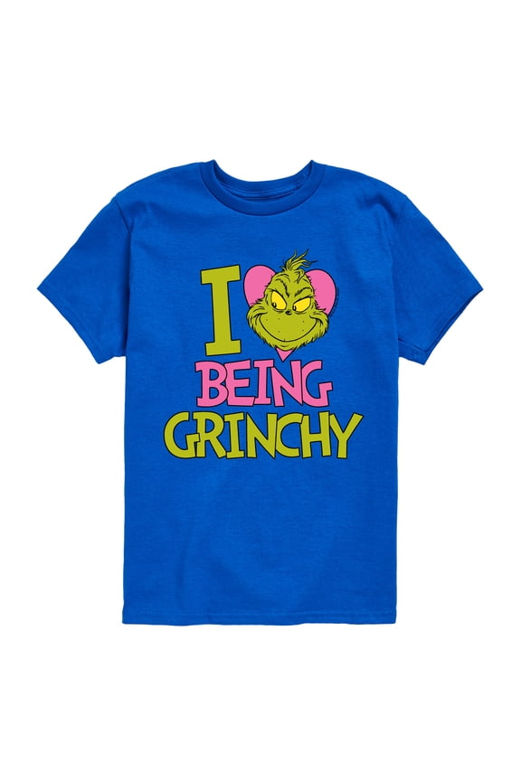 The Grinch - I Love Being Grinchy - Toddler & Youth Short Sleeve Graphic T-Shirt