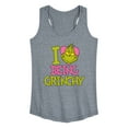 thumbnail image 1 of The Grinch - I Love Being Grinchy - Women's Racerback Tank Top, 1 of 4