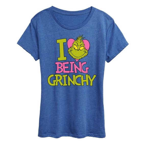The Grinch - I Love Being Grinchy - Women's Short Sleeve Graphic T-Shirt