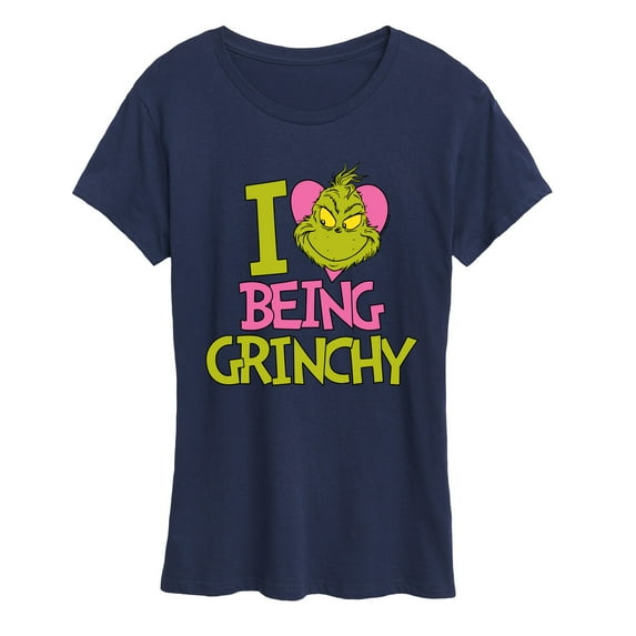 The Grinch - I Love Being Grinchy - Women's Short Sleeve Graphic T-Shirt