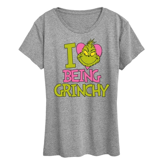 The Grinch - I Love Being Grinchy - Women's Short Sleeve Graphic T-Shirt