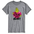thumbnail image 1 of The Grinch - I'd Steal Your Heart - Men's Short Sleeve Graphic T-Shirt, 1 of 5